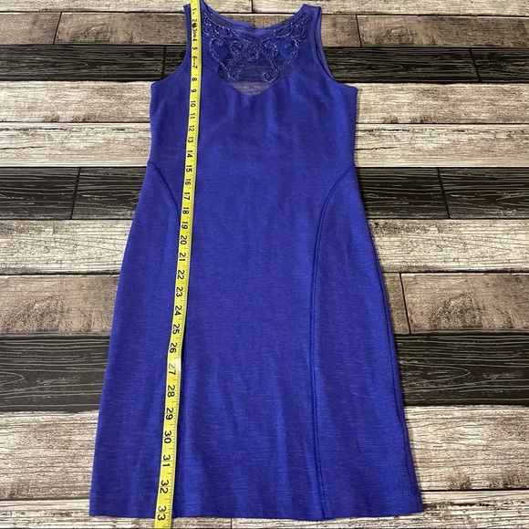 Free People Indigo Bodycon Backless Mini Dress Women’s Size XS Cotton - Picture 11 of 11